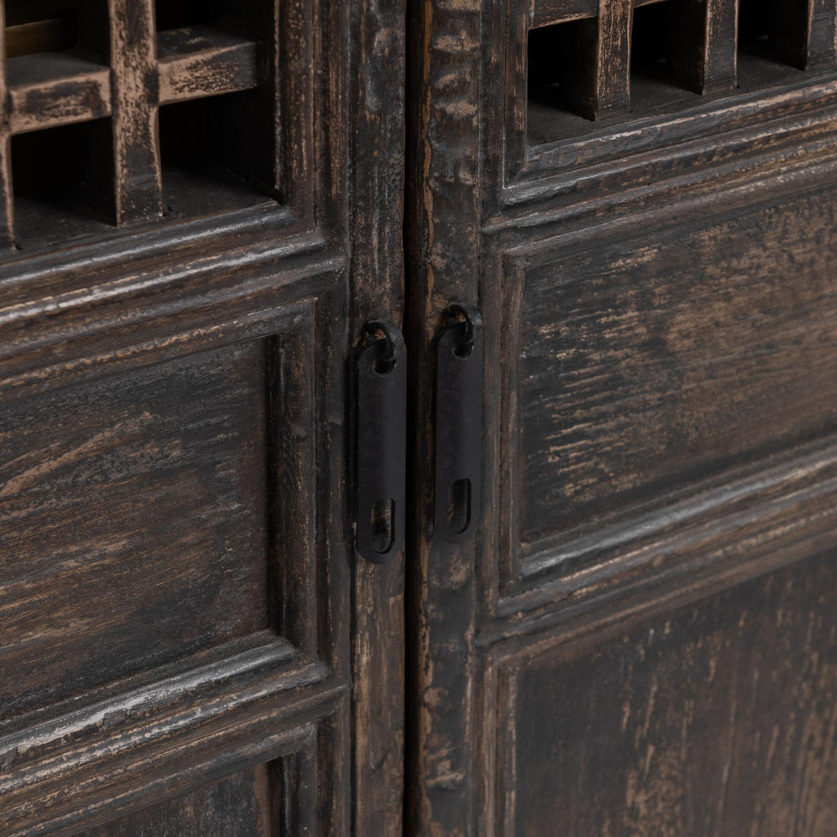Suri Tall Cabinet - Weathered Black / 2 Door by Classic Home - view 5