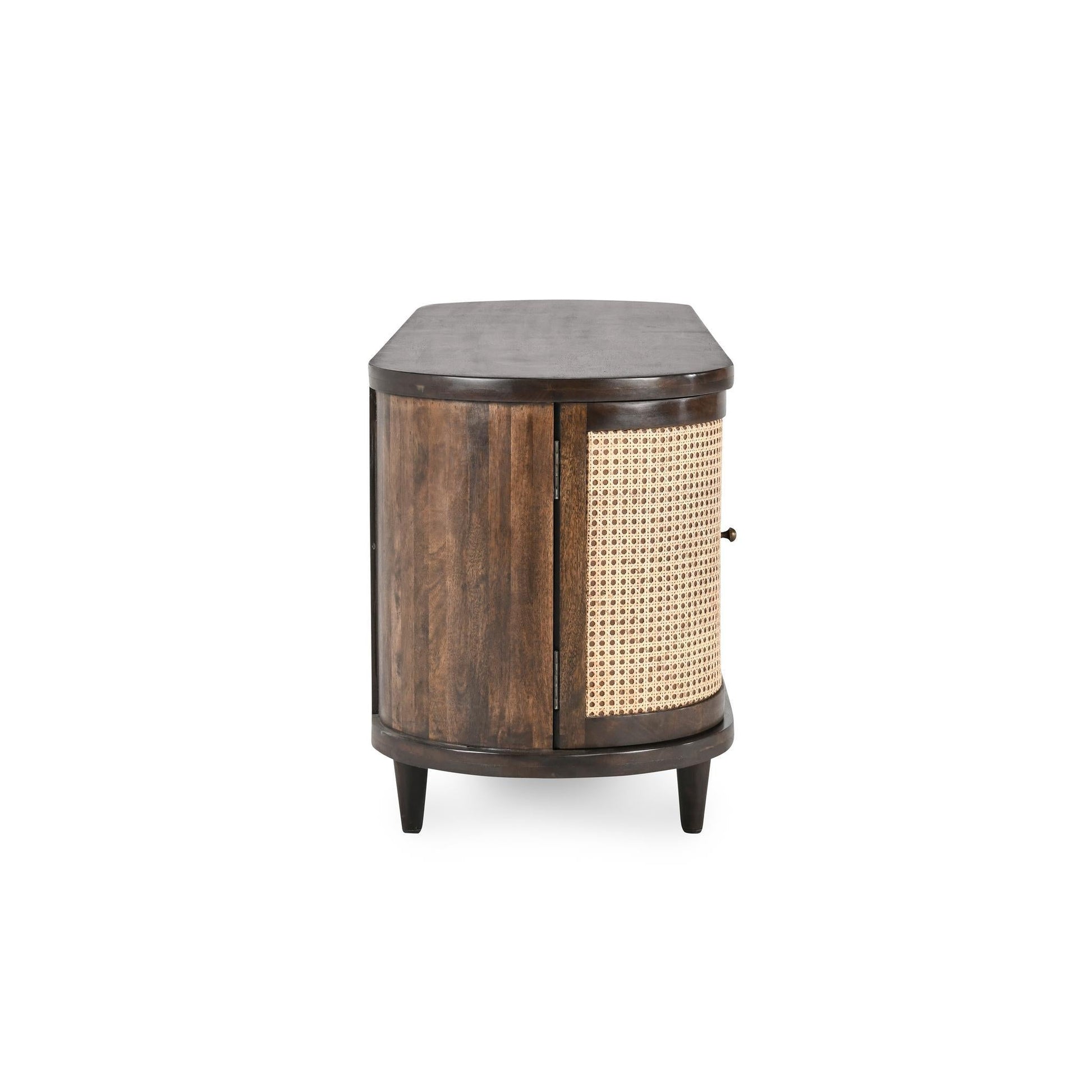 Teresa 4 Door Buffet - Walnut/Natural Brown