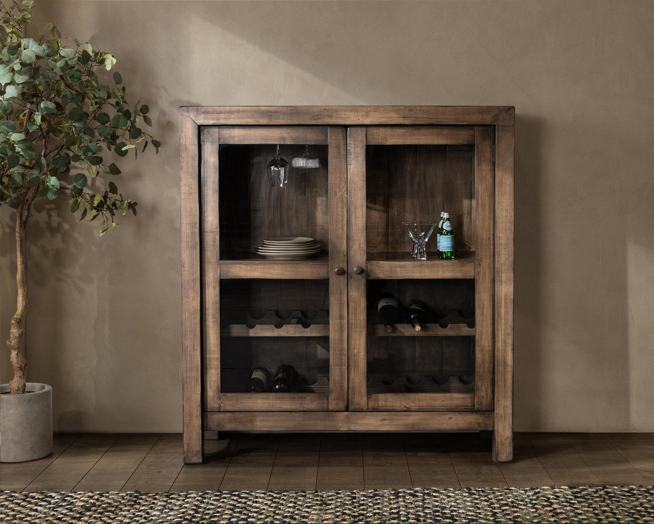 Eli 2Dr Bar Cabinet MX