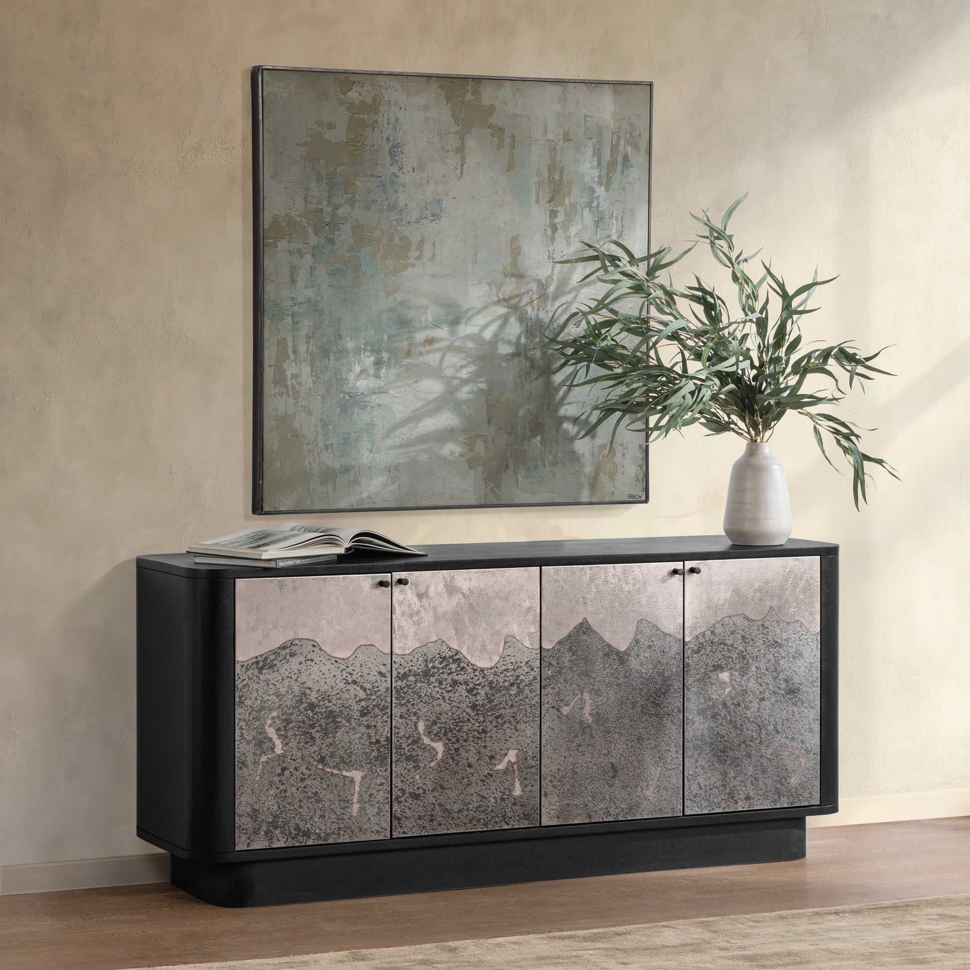 Sequoia 4 Door Cabinet - Oxide Smoke