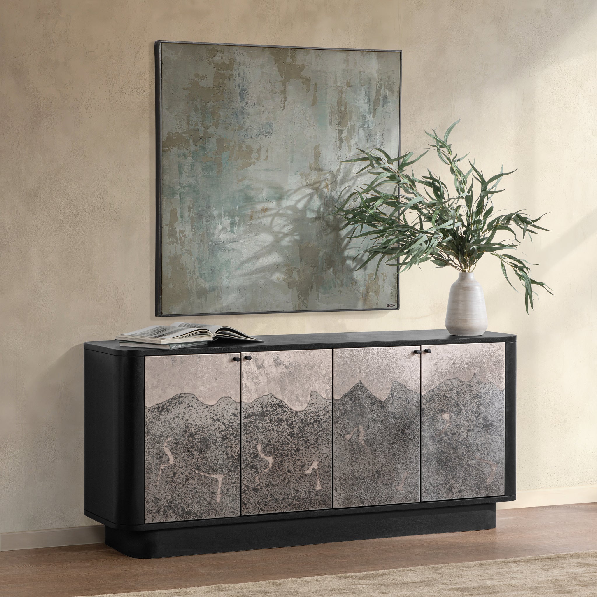 Sequoia 4 Door Cabinet - Oxide Smoke