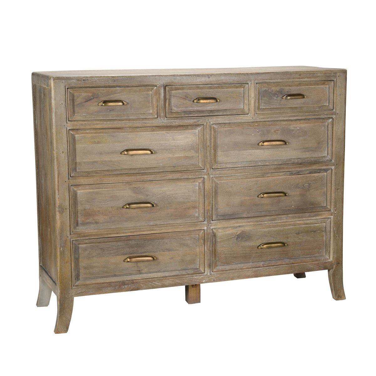 Francesca 9 Drawer Dresser - Vintage Taupe