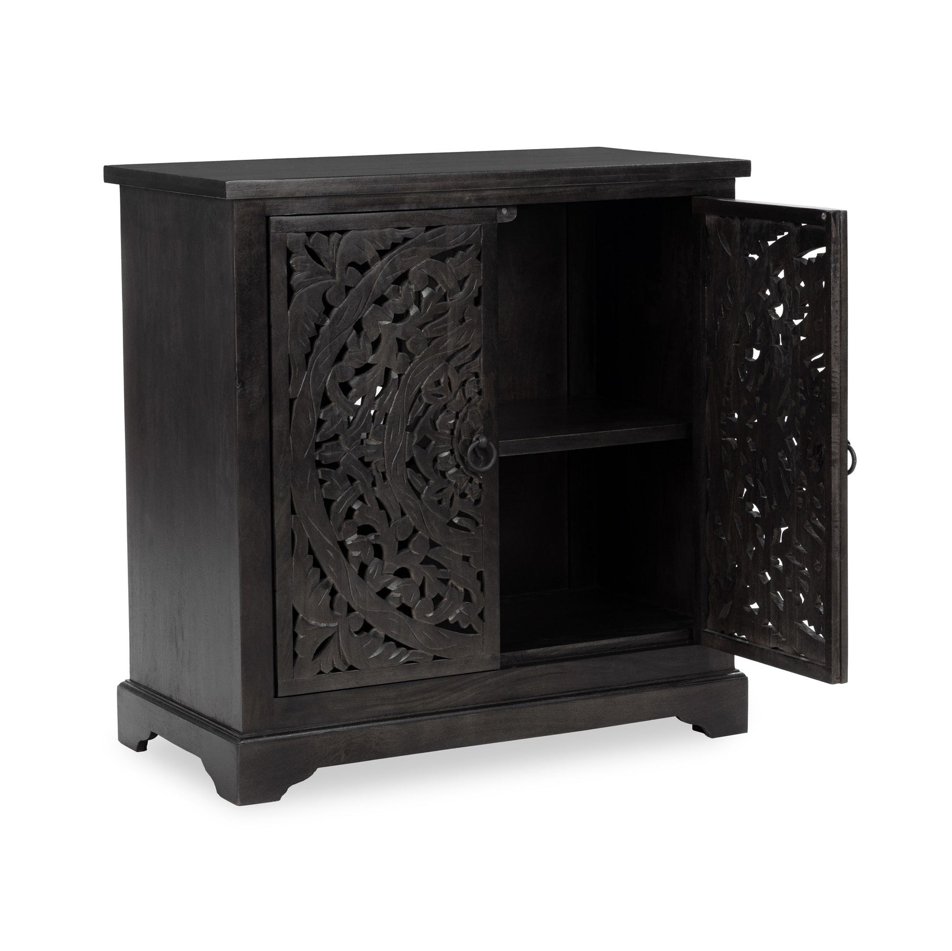 Harmony 2 Door Cabinet - Harvest Walnut