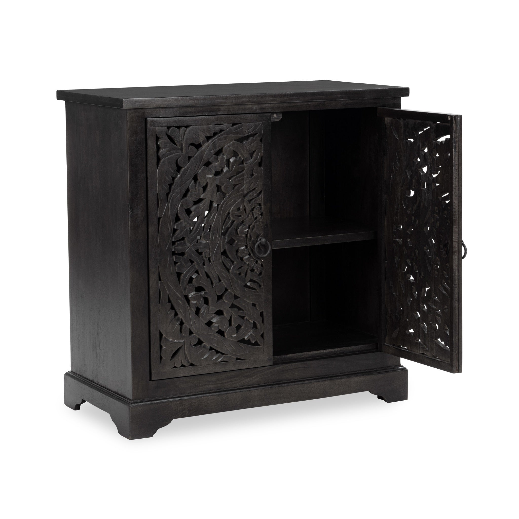 Harmony 2 Door Cabinet - Harvest Walnut