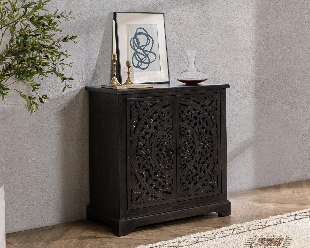 Harmony Harvest Walnut 2 Door Sideboard