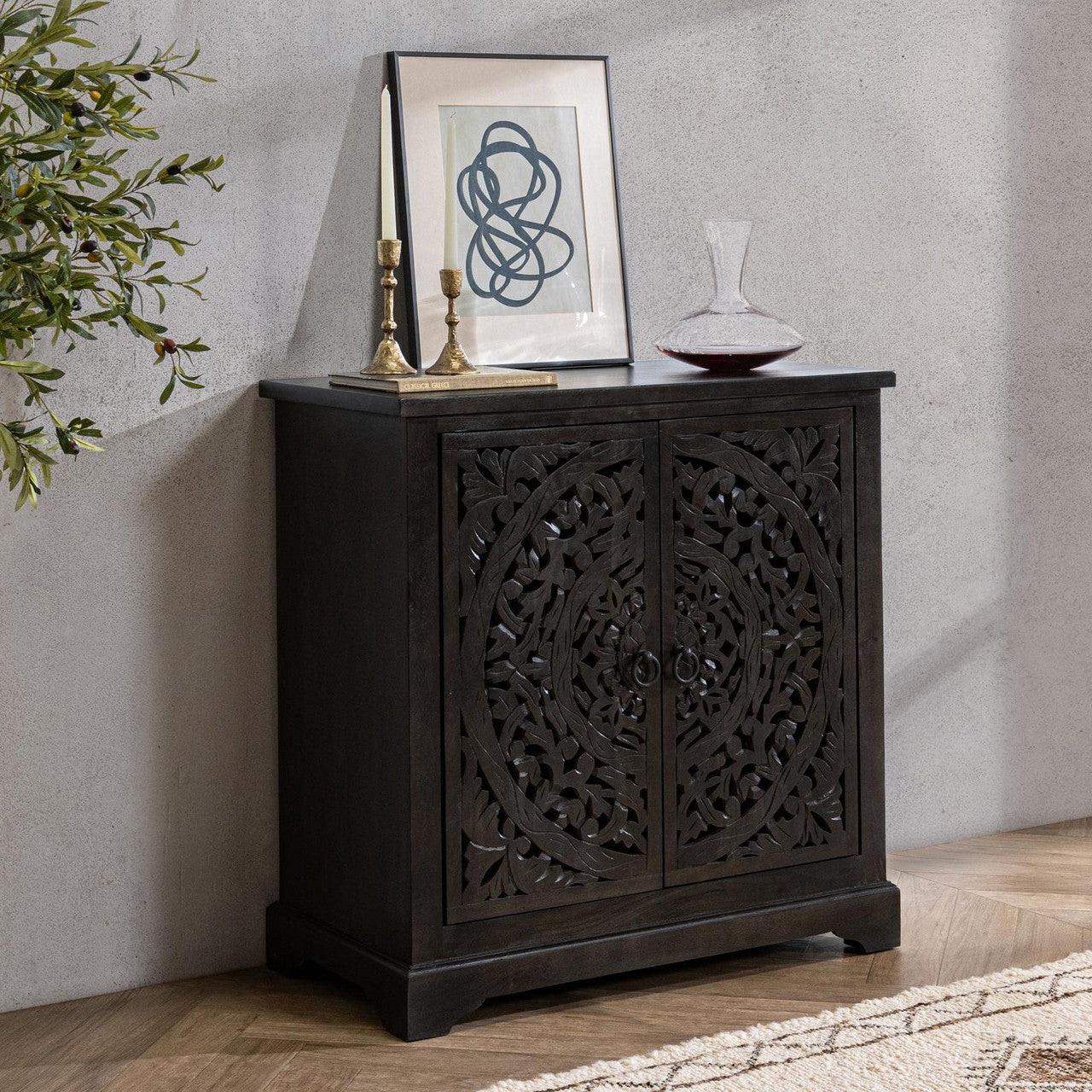 Harmony Harvest Walnut 2 Door Sideboard