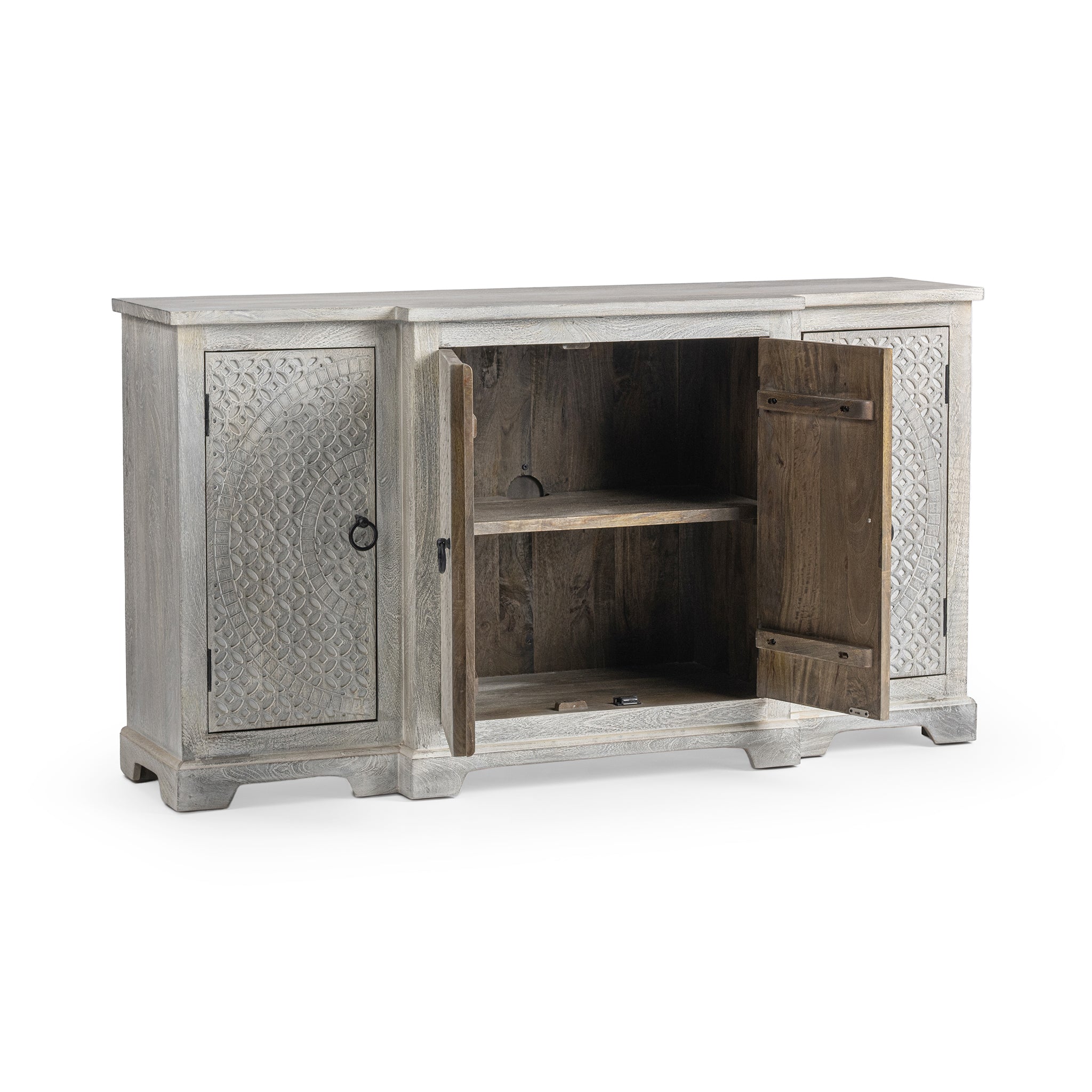 4 Door Buffet Parlor - Gray