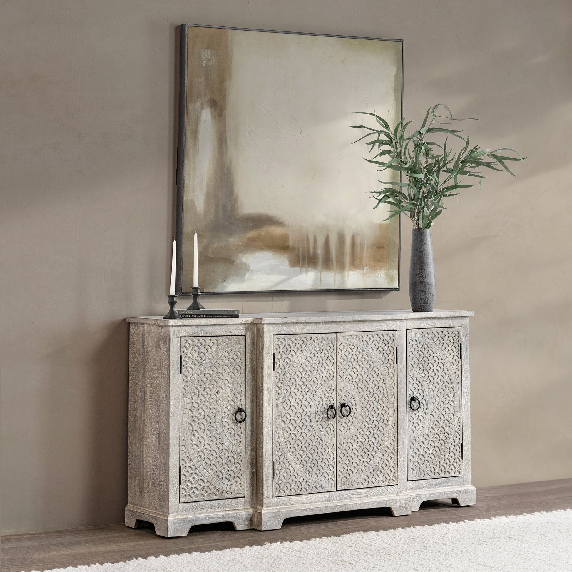 4 Door Buffet Parlor - Gray
