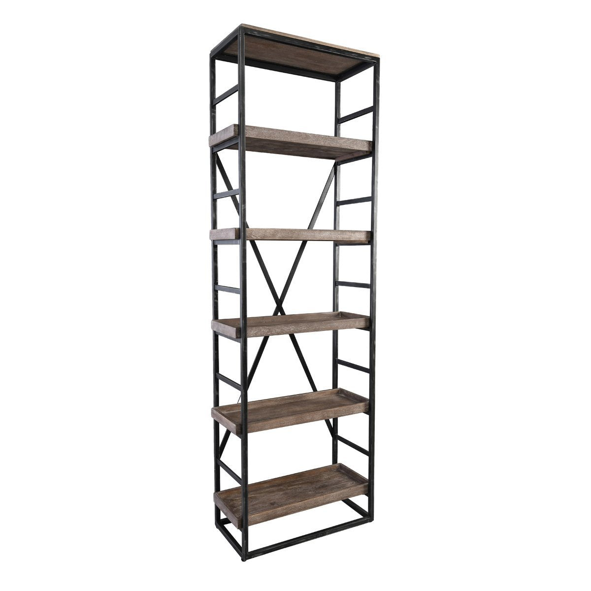 Evan Bookshelf - Olive Brown