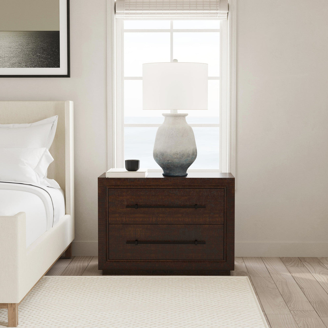 Magdalena Solid Wood 2Dwr Nightstand