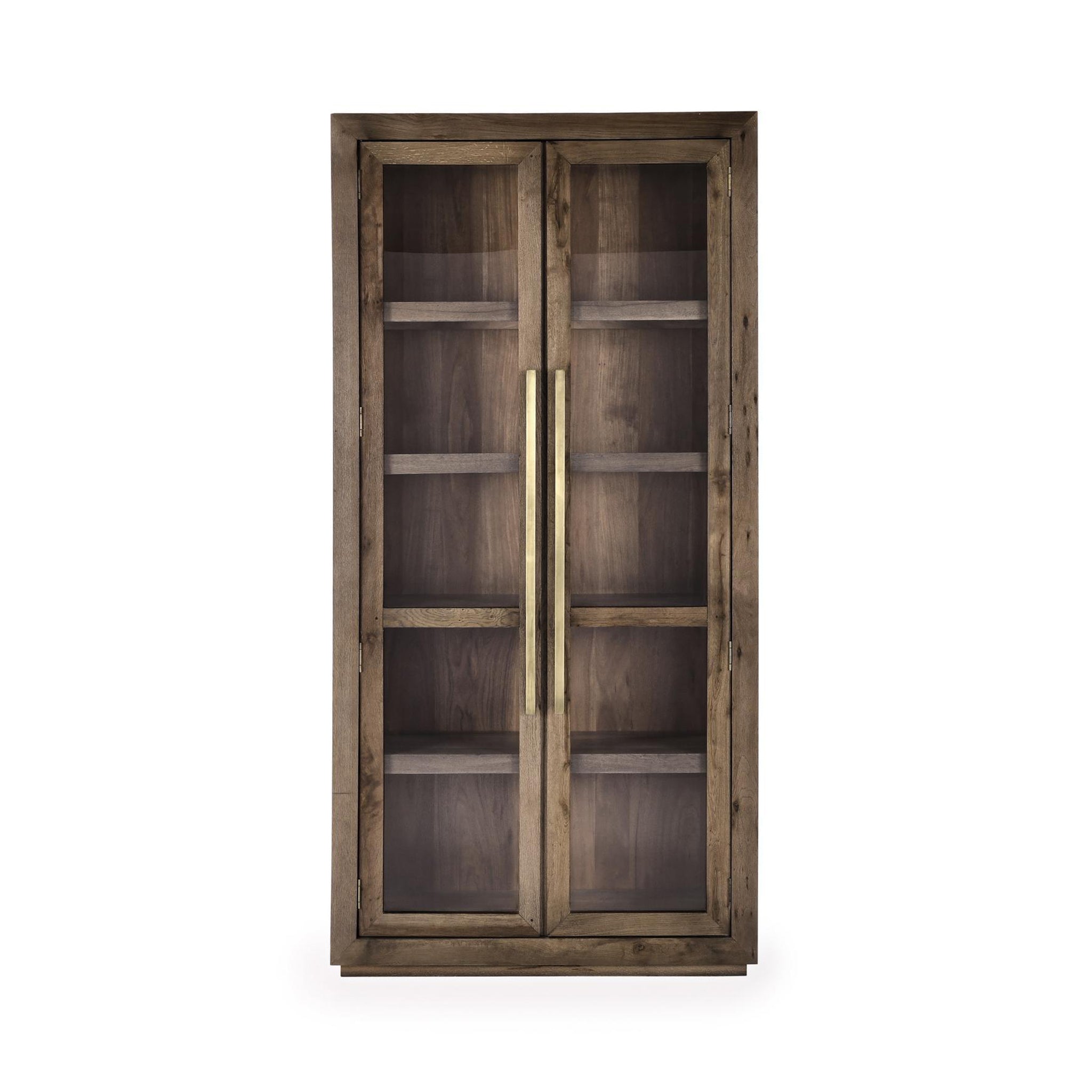 Bradley Display Cabinet - Landmark Brown