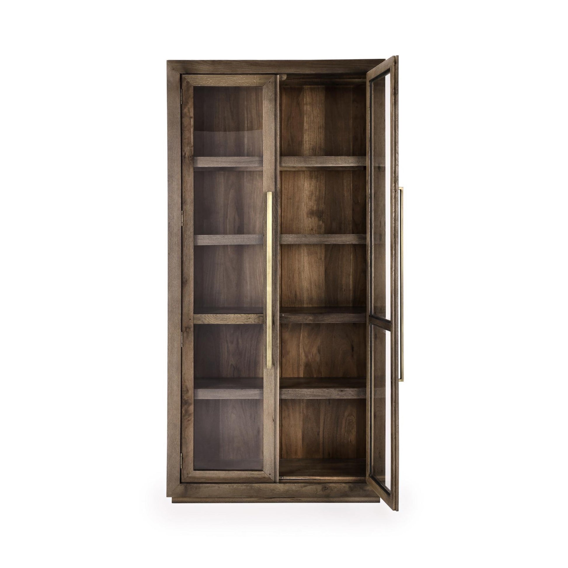 Bradley Display Cabinet - Landmark Brown