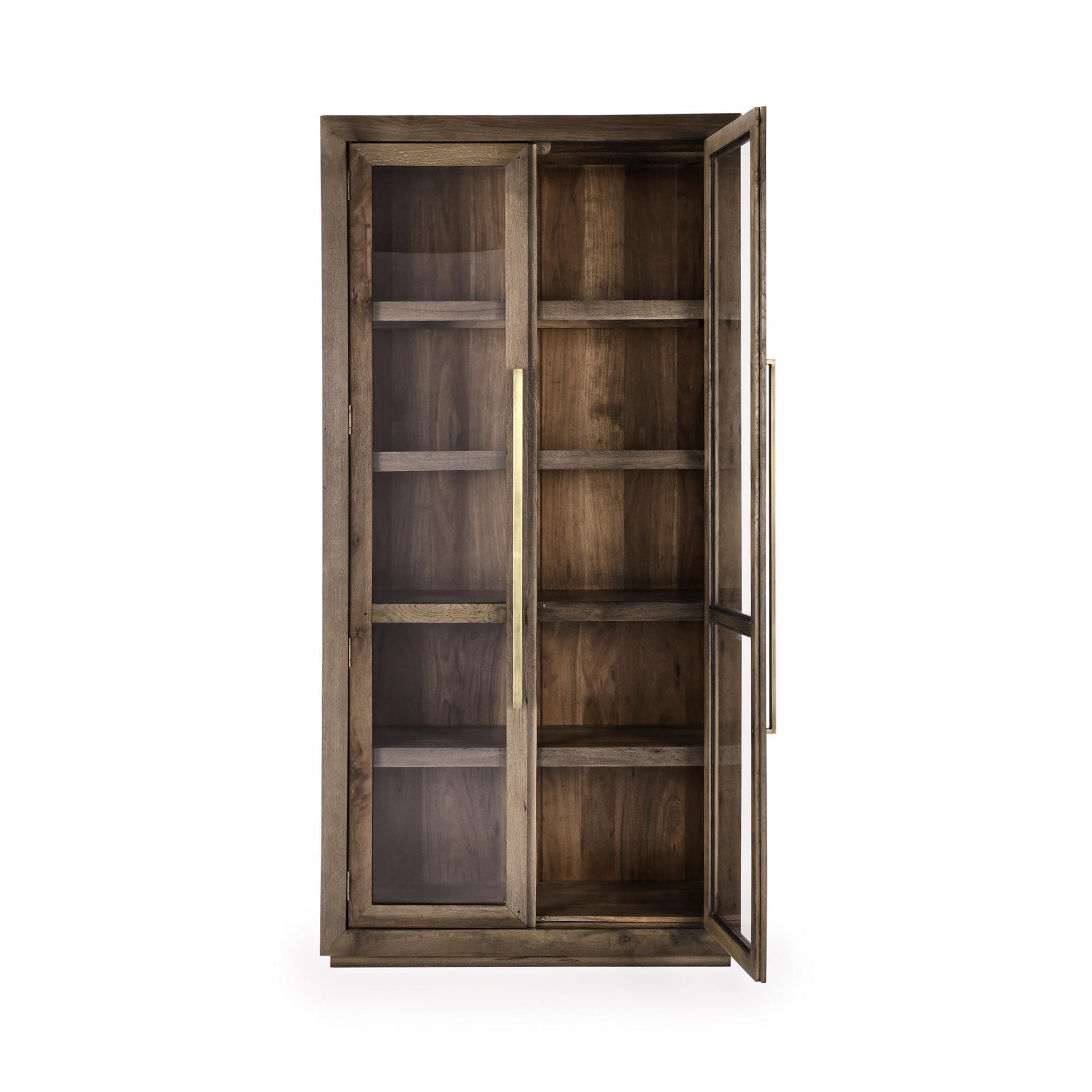 Bradley Display Cabinet - Landmark Brown