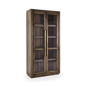 Bradley Display Cabinet - Landmark Brown