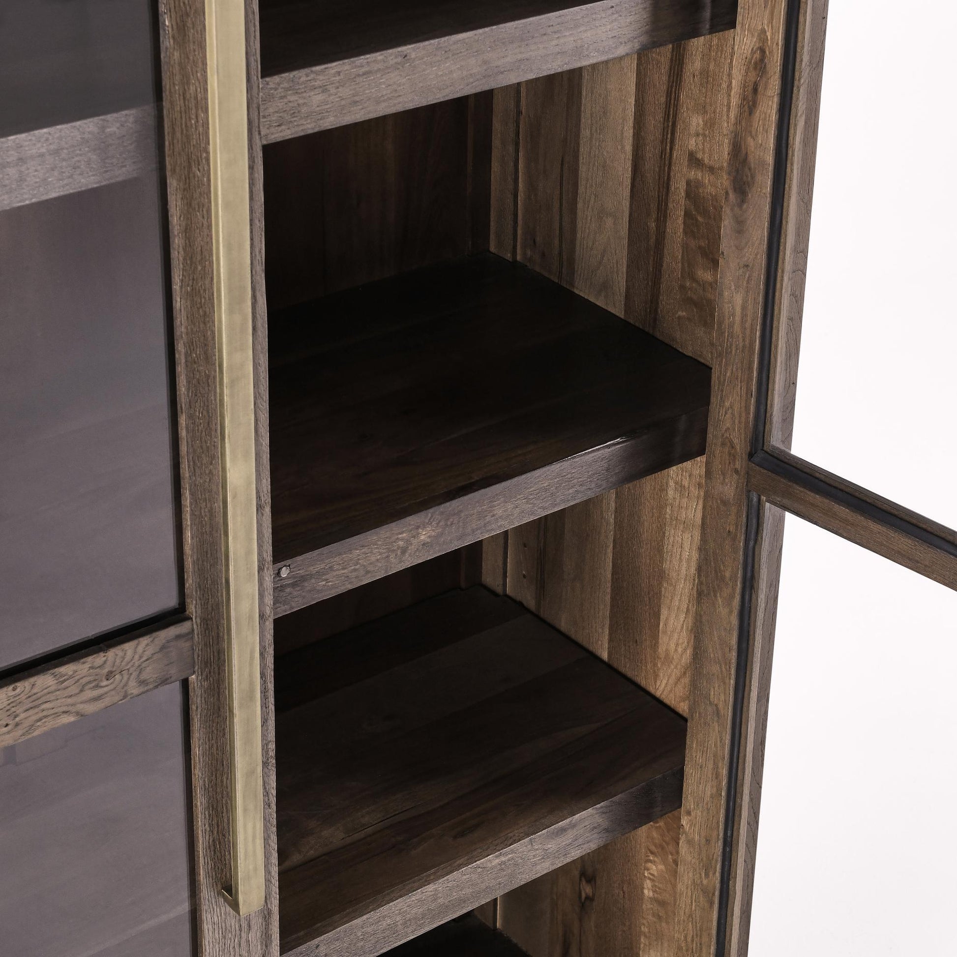 Bradley Display Cabinet - Landmark Brown
