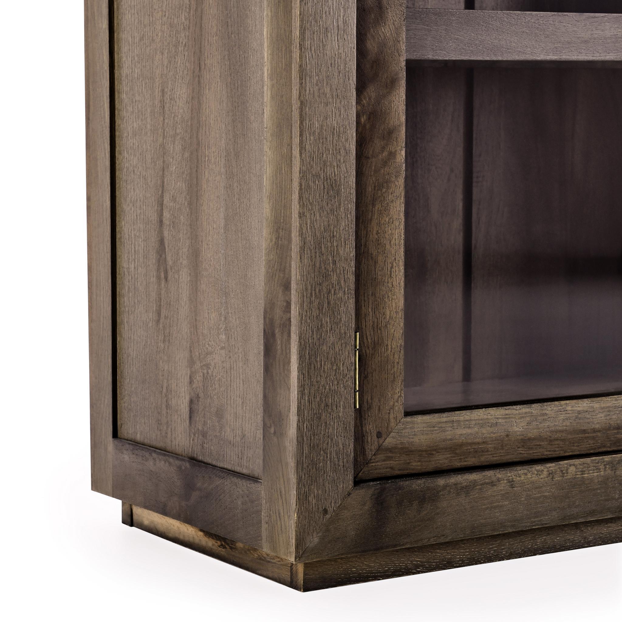 Bradley Display Cabinet - Landmark Brown