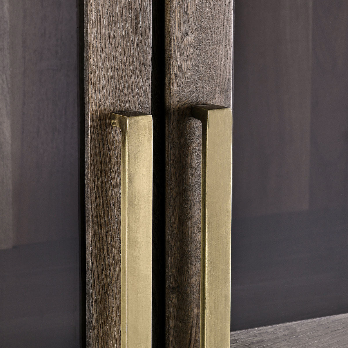 Amy Oak Wood 2 Glass Door Tall Curio Cabinet 91"