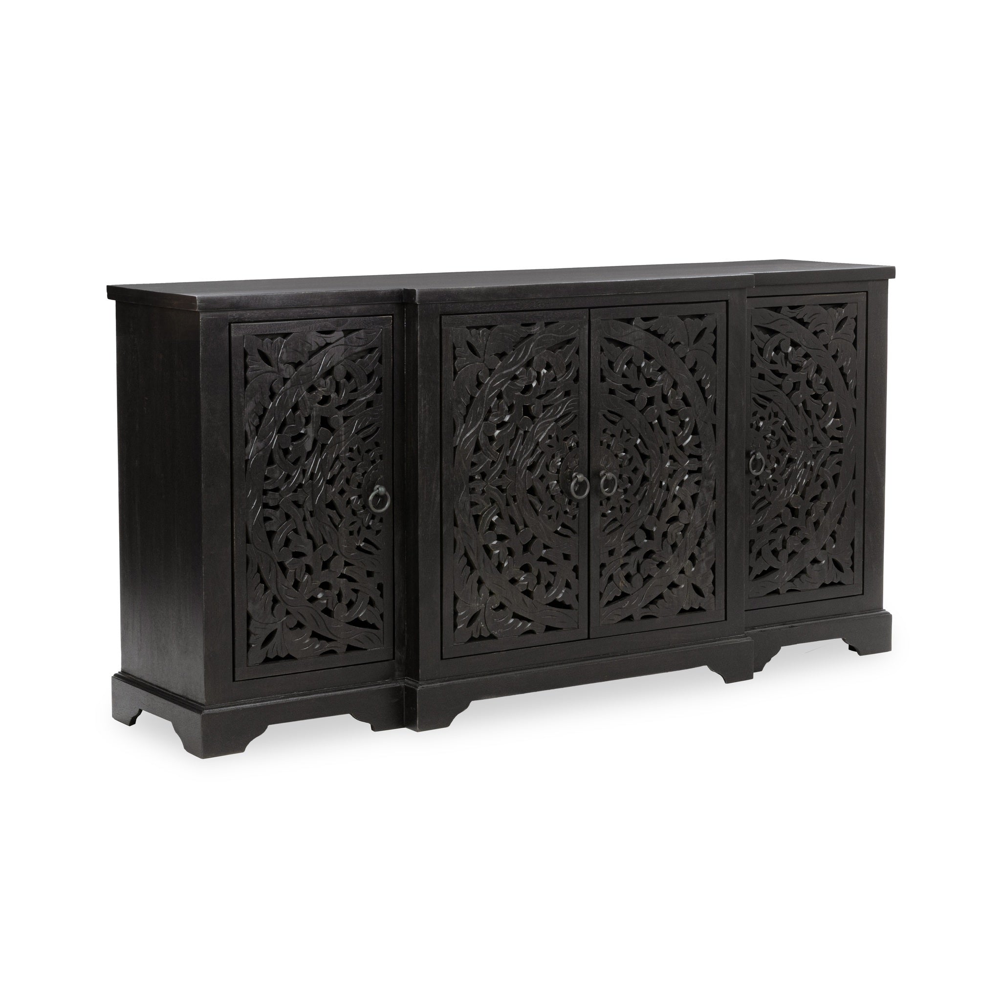 Harmony 4 Door Cabinet - Harvest Walnut