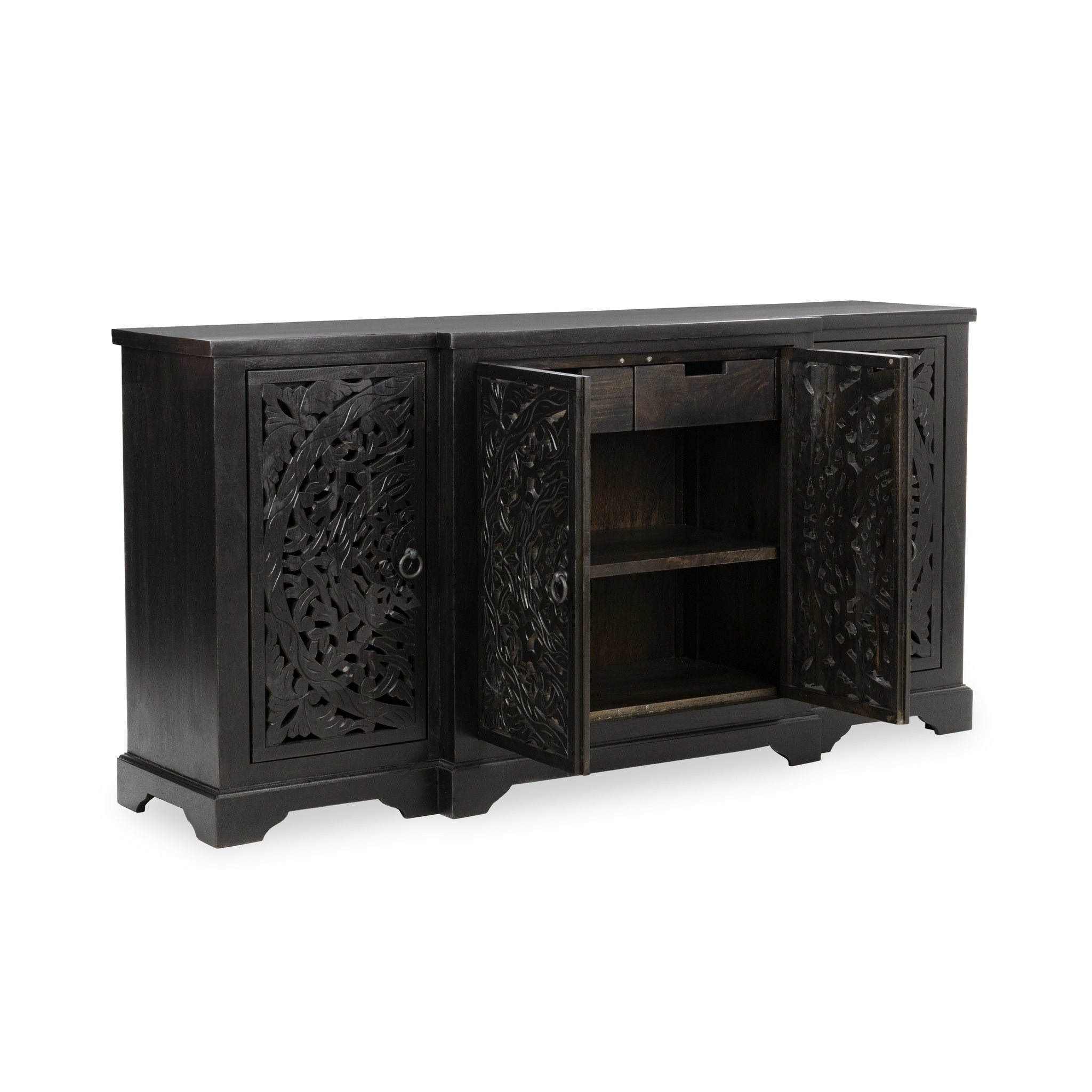 Harmony 4 Door Cabinet - Harvest Walnut