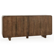 Holmes 4 Door Buffet - Artisan Brown - Light Brown