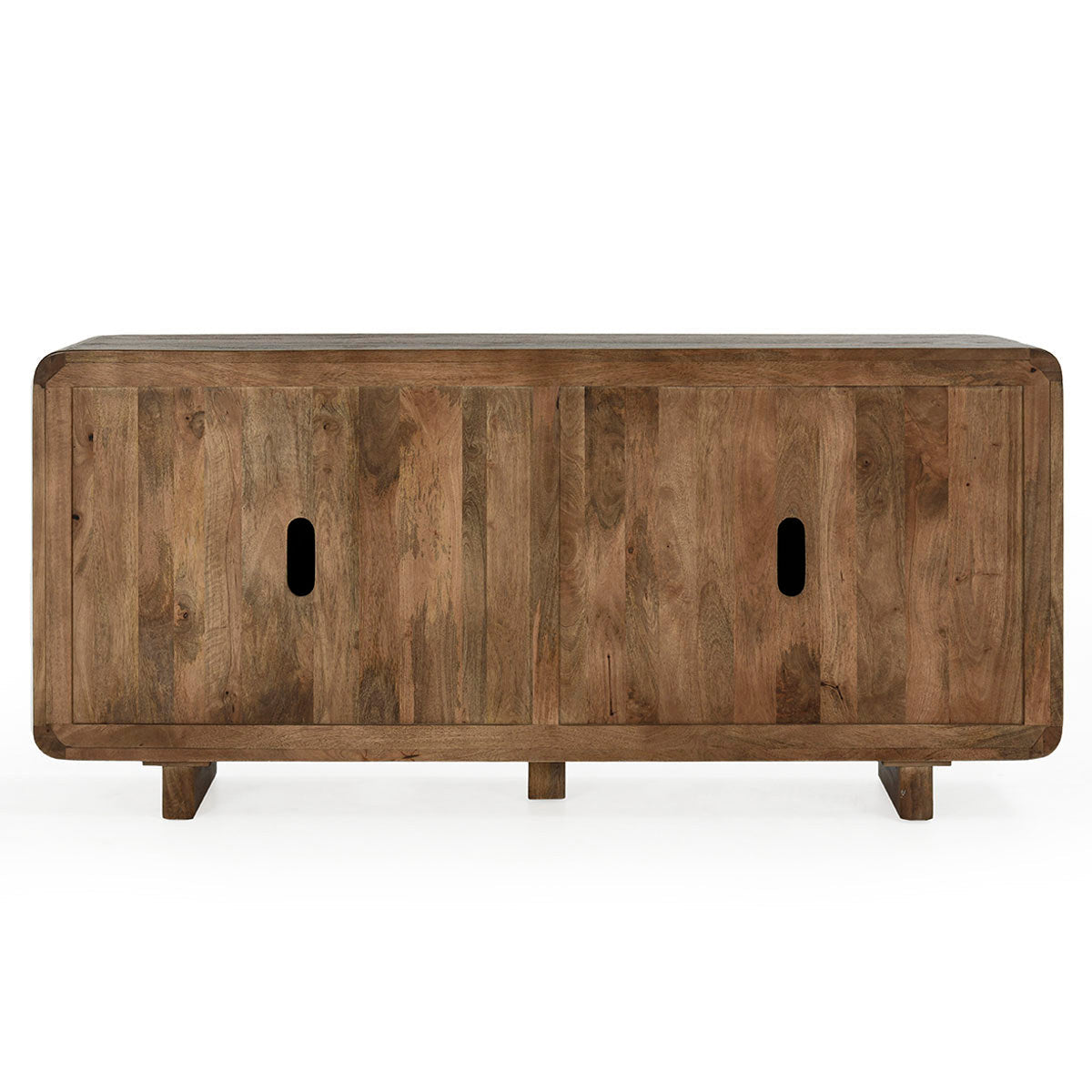 Holmes 4 Door Buffet - Artisan Brown - Light Brown