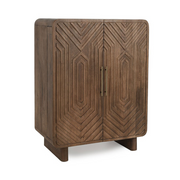 Holmes Bar Cabinet - Artisan Brown - Light Brown