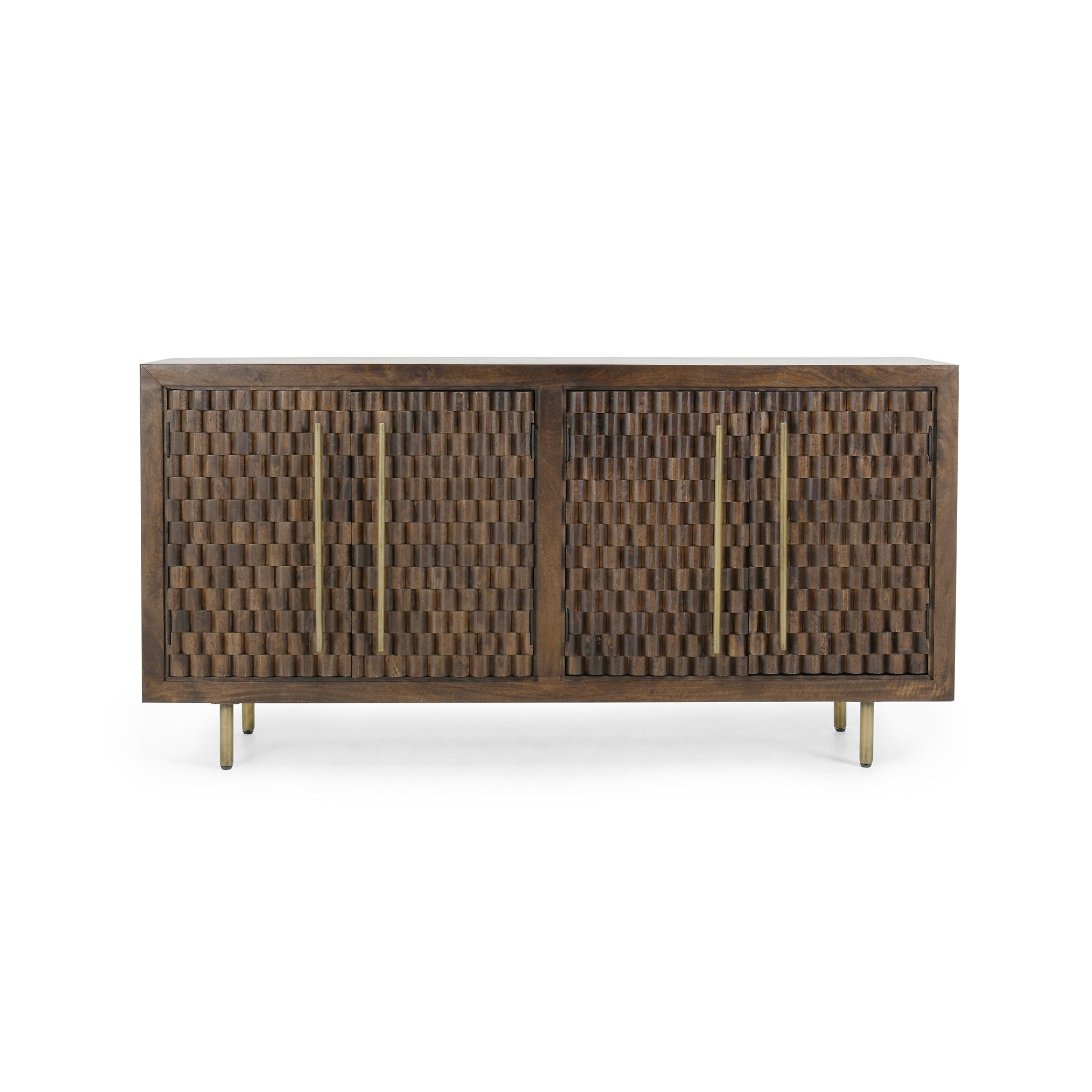 Norwood 4 Door Buffet - Bark Brown