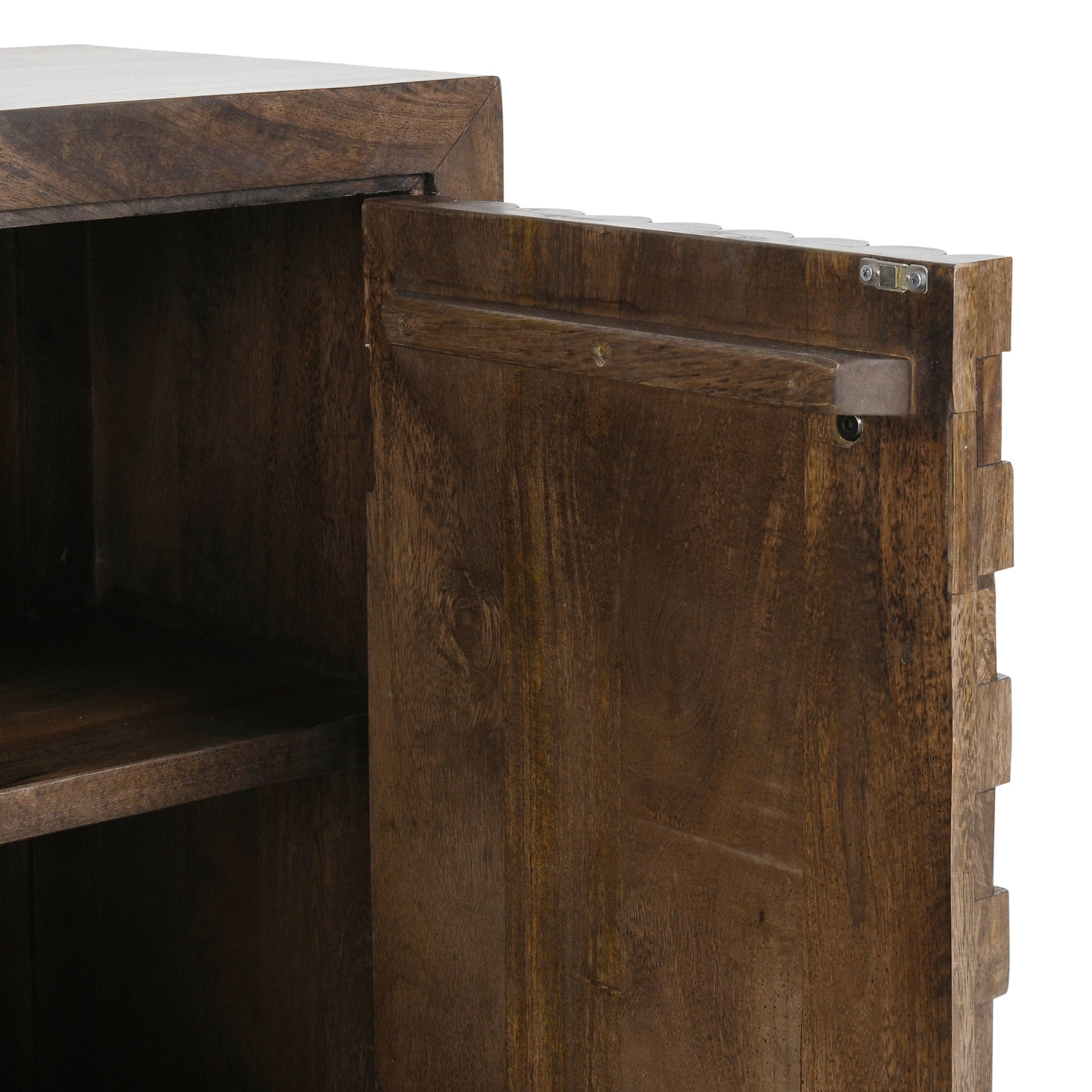Norwood 4 Door Buffet - Bark Brown