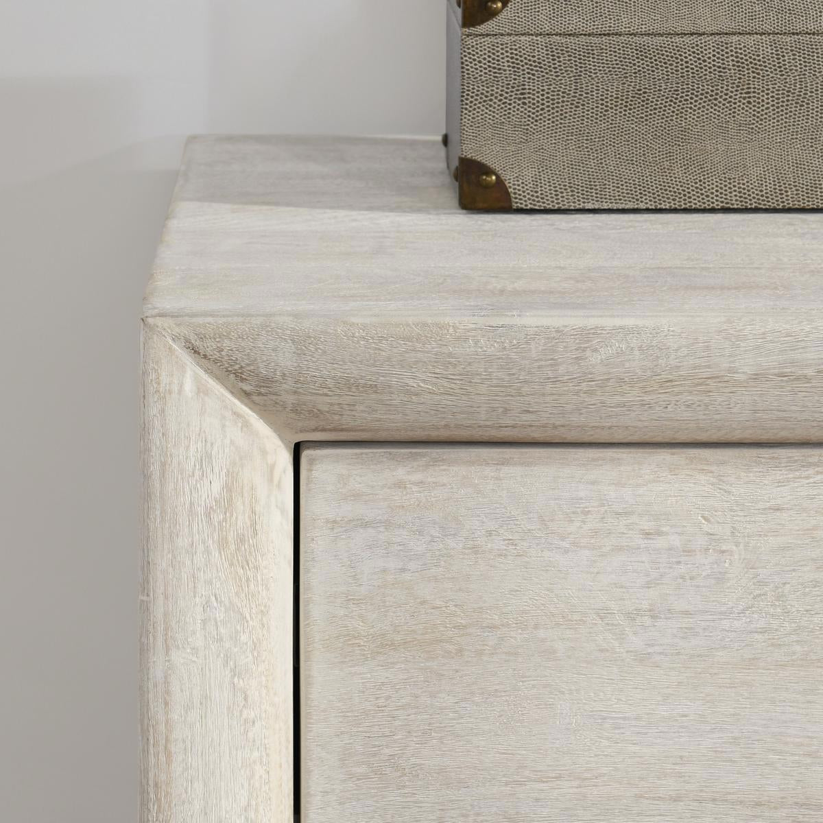 Reece 6 Drawer Dresser - Seashell White - Sand