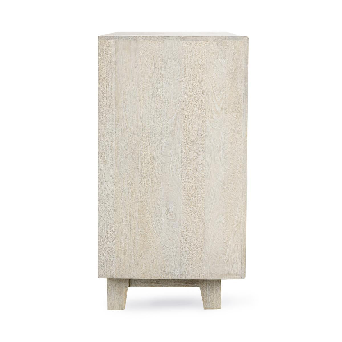 Reece 6 Drawer Dresser - Seashell White - Sand