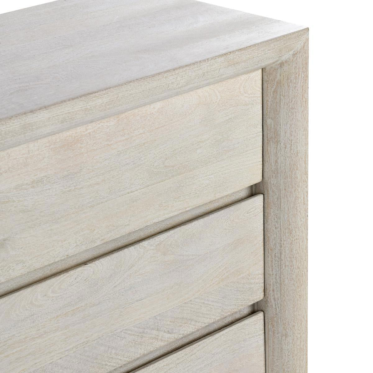 Reece 6 Drawer Dresser - Seashell White - Sand