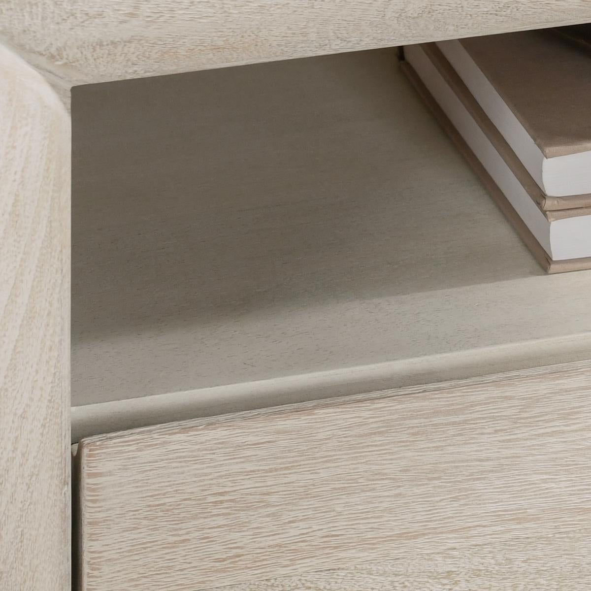 Reece Solid Wood 2Dwr Nightstand