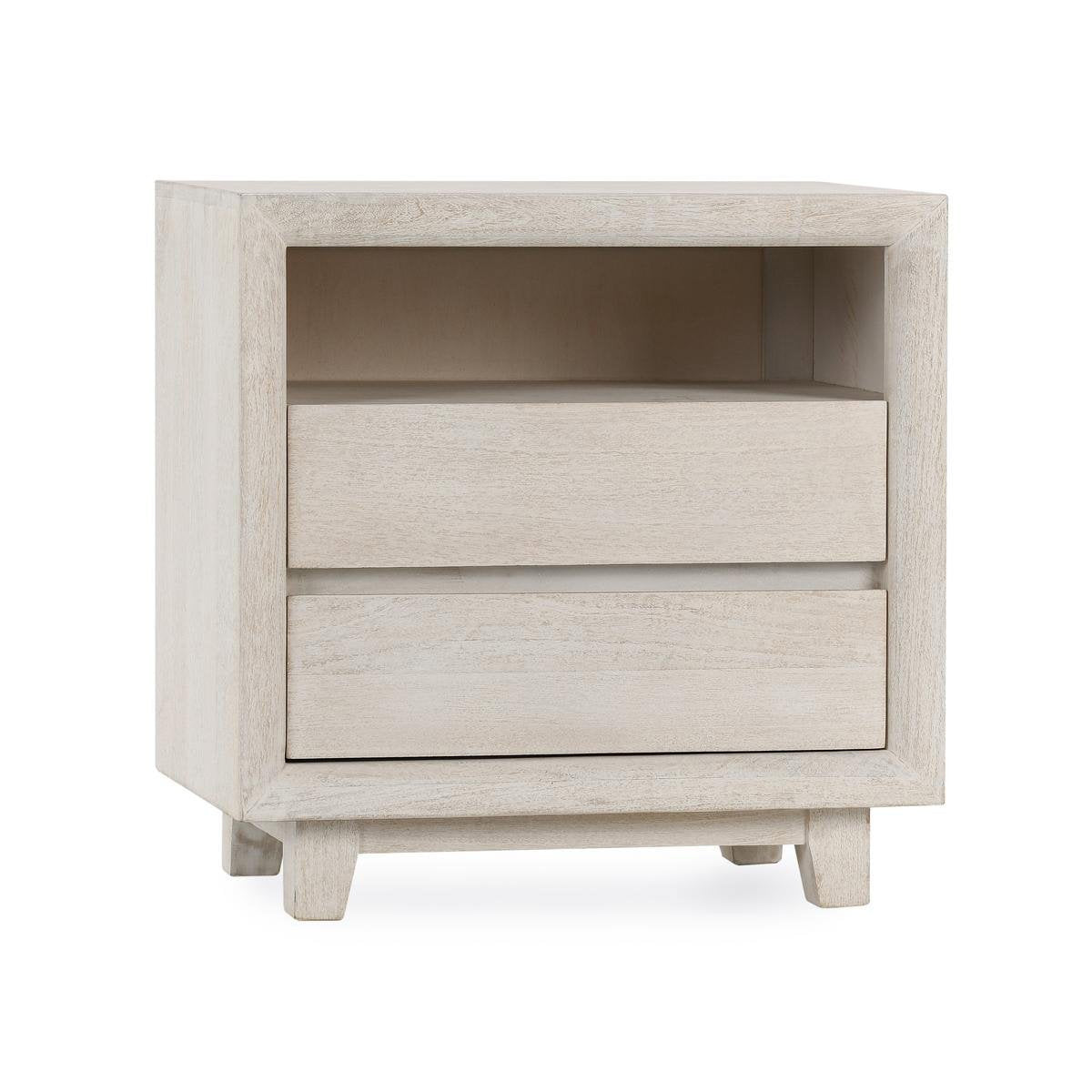 Reece Solid Wood 2Dwr Nightstand