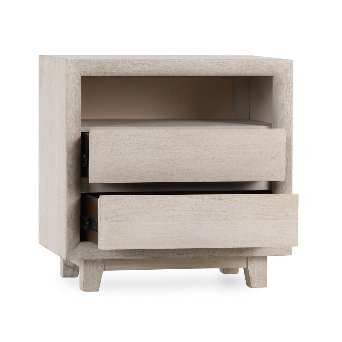 Reece Solid Wood 2Dwr Nightstand