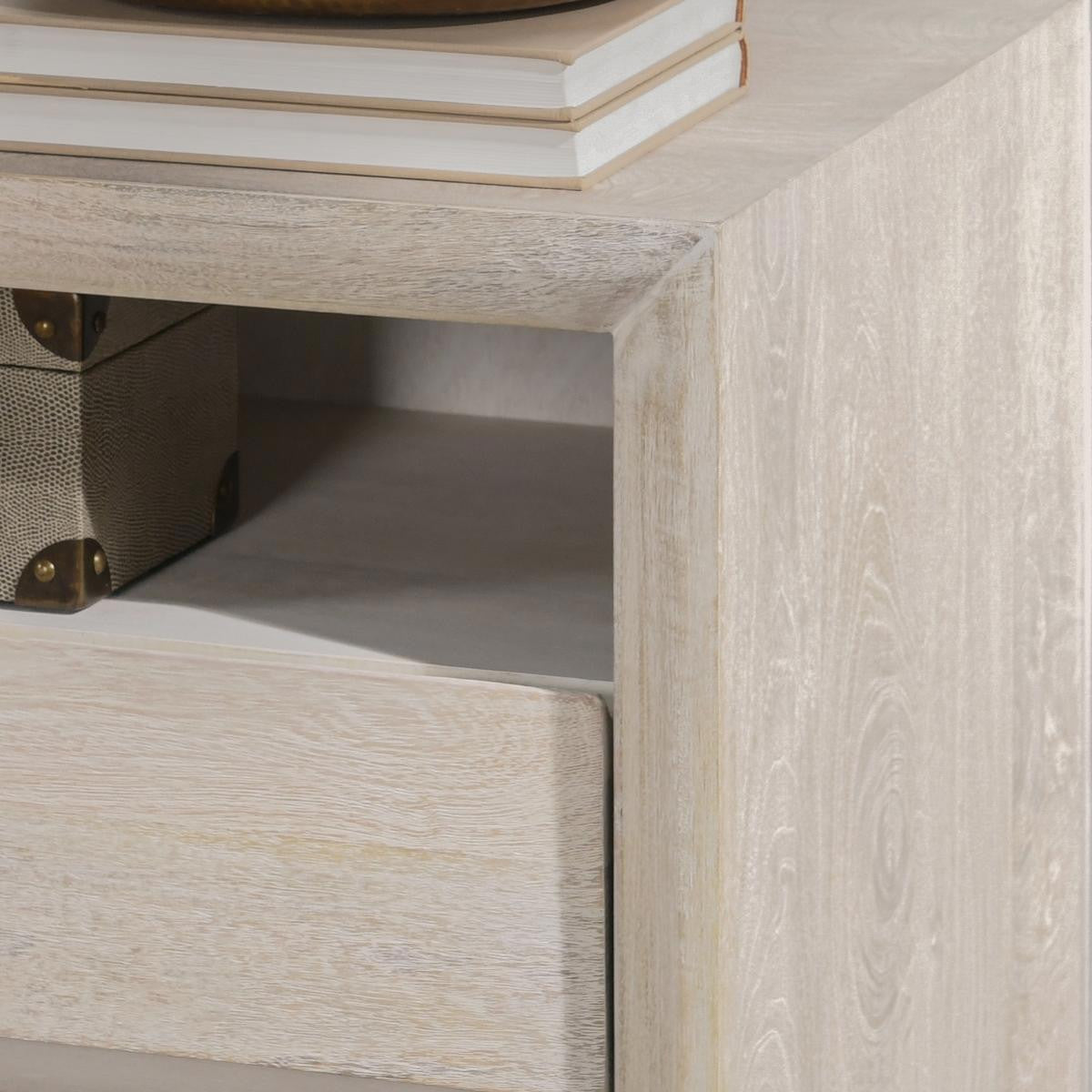 Reece Solid Wood 2Dwr Nightstand