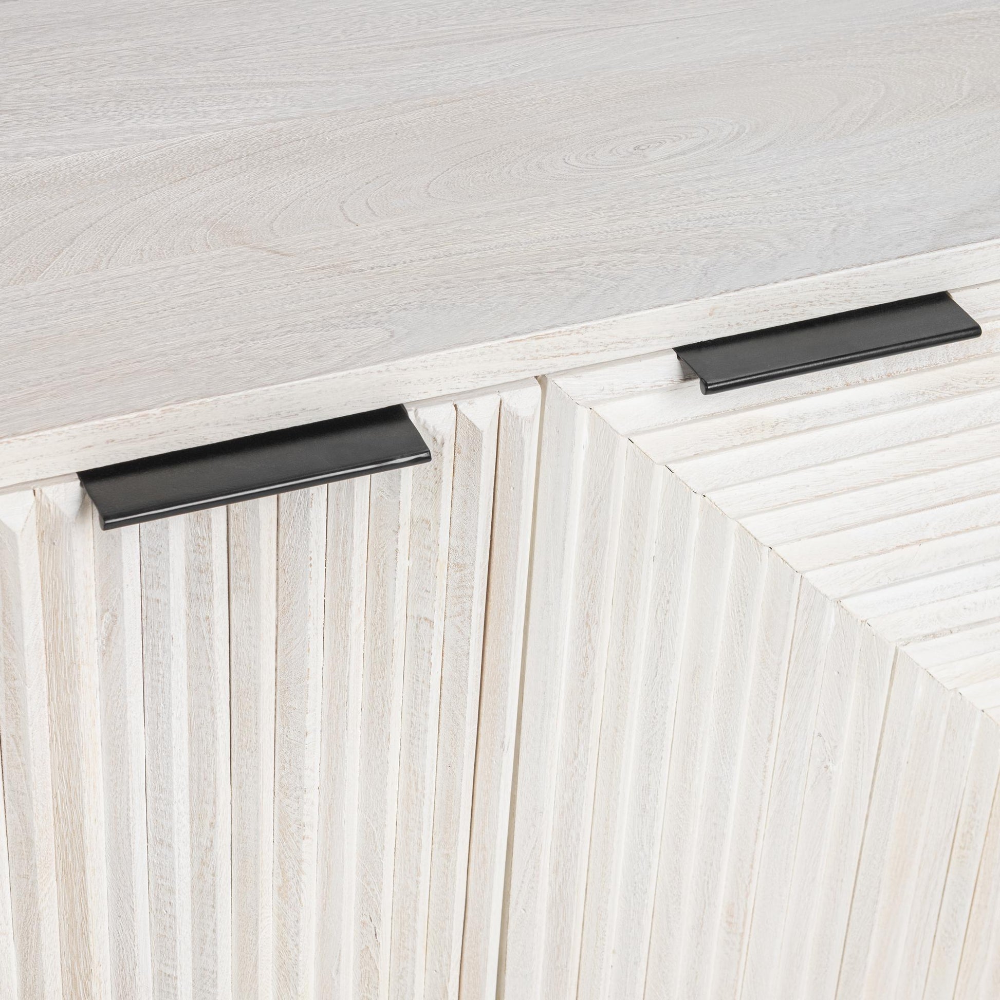 Flint 4 Door Cabinet - Coastal White