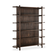 Redford Bookcase - Bark Brown