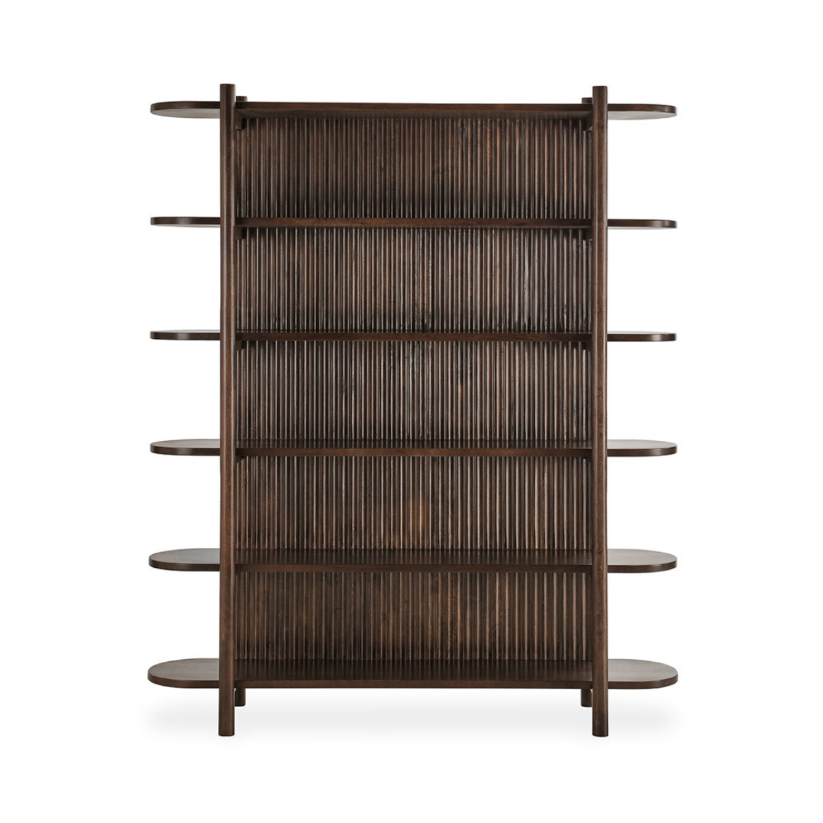 Redford Bookcase - Bark Brown