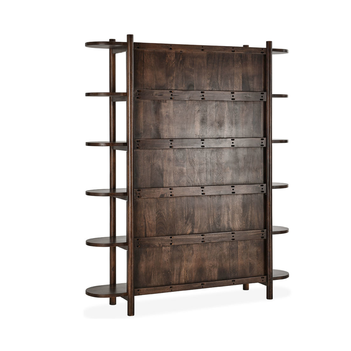 Redford Bookcase - Bark Brown