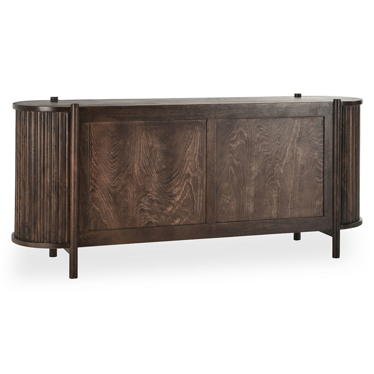 Redford 3 Drawer 2 Door Cabinet - Bark Brown