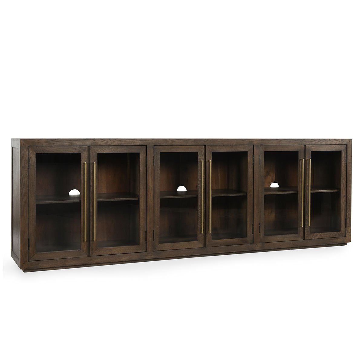 Bradley 6 Door Cabinet - Landmark Brown