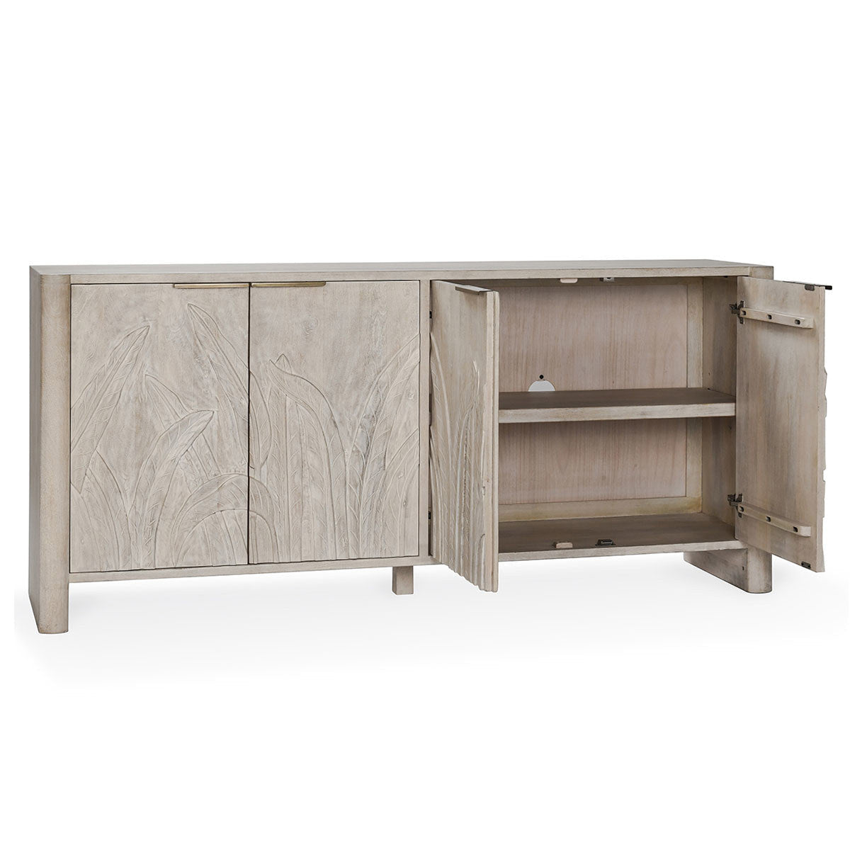 Ledro Solid Wood 4Dr Cabinet