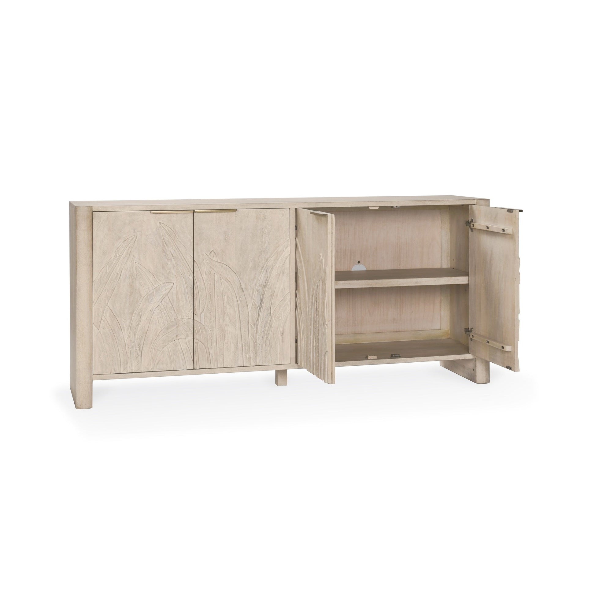 Ledro 4 Door Cabinet - Cream