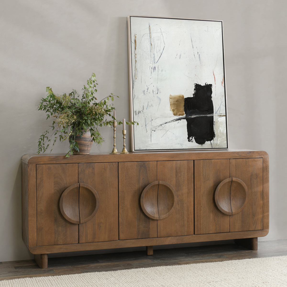 Vally 6 Door Buffet - Artisan Brown
