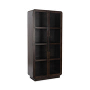 Rogers Display Cabinet - Dark Brown