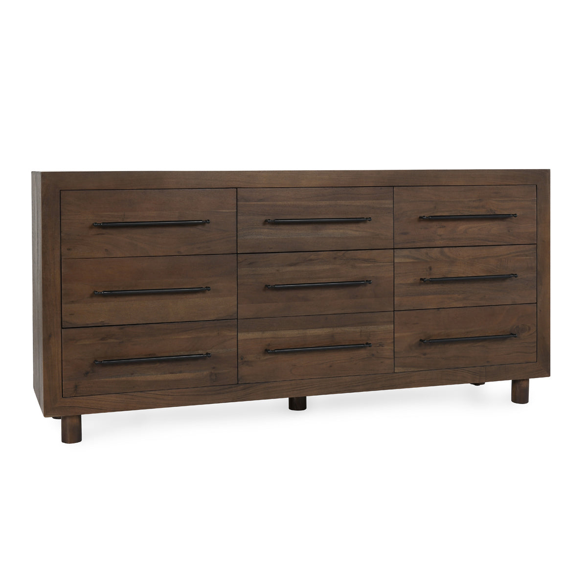 Jaxon 9 Drawer Dresser - Harvest Brown - Cocoa Brown