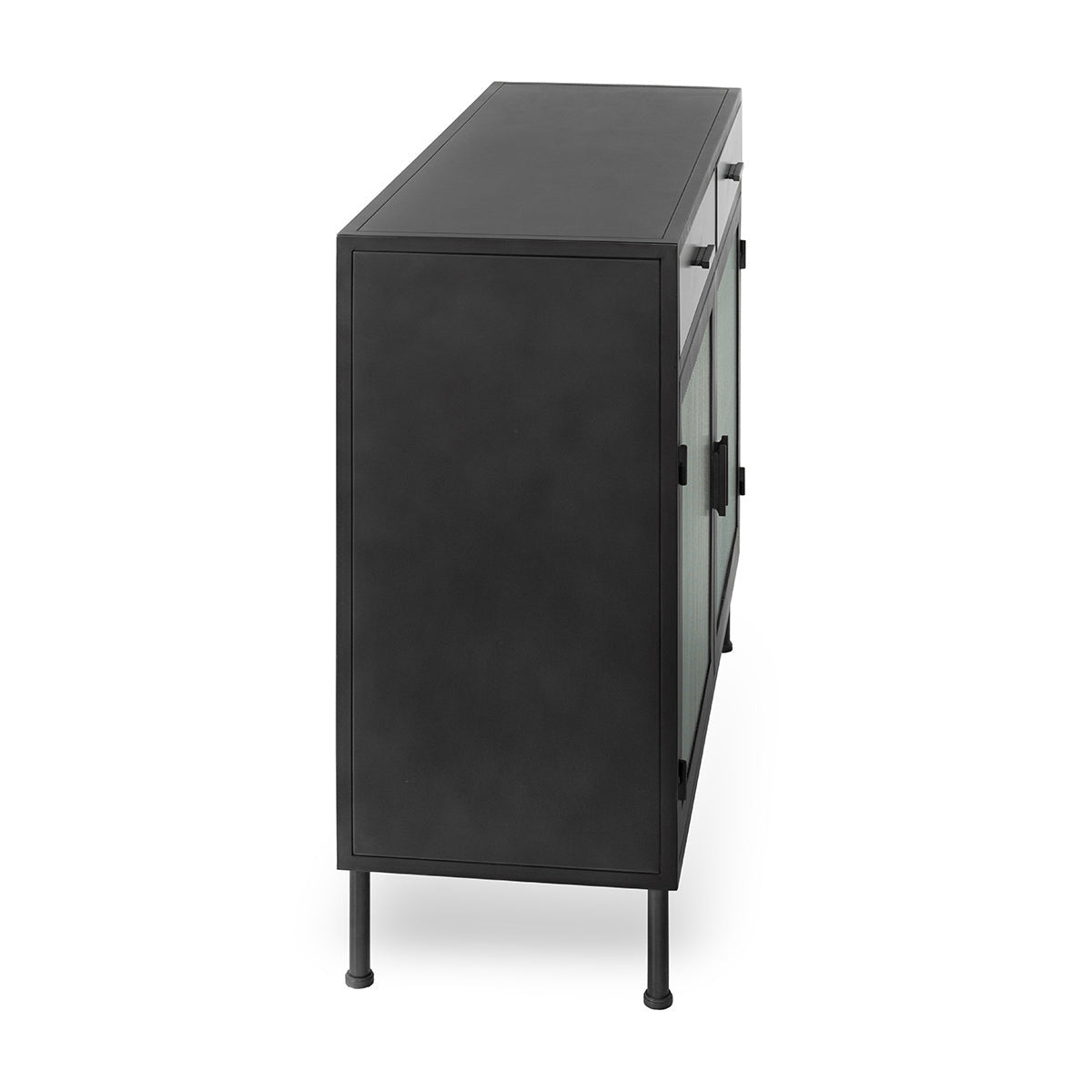 Nore Metal/Glass 2Dwr 2Dr Cabinet