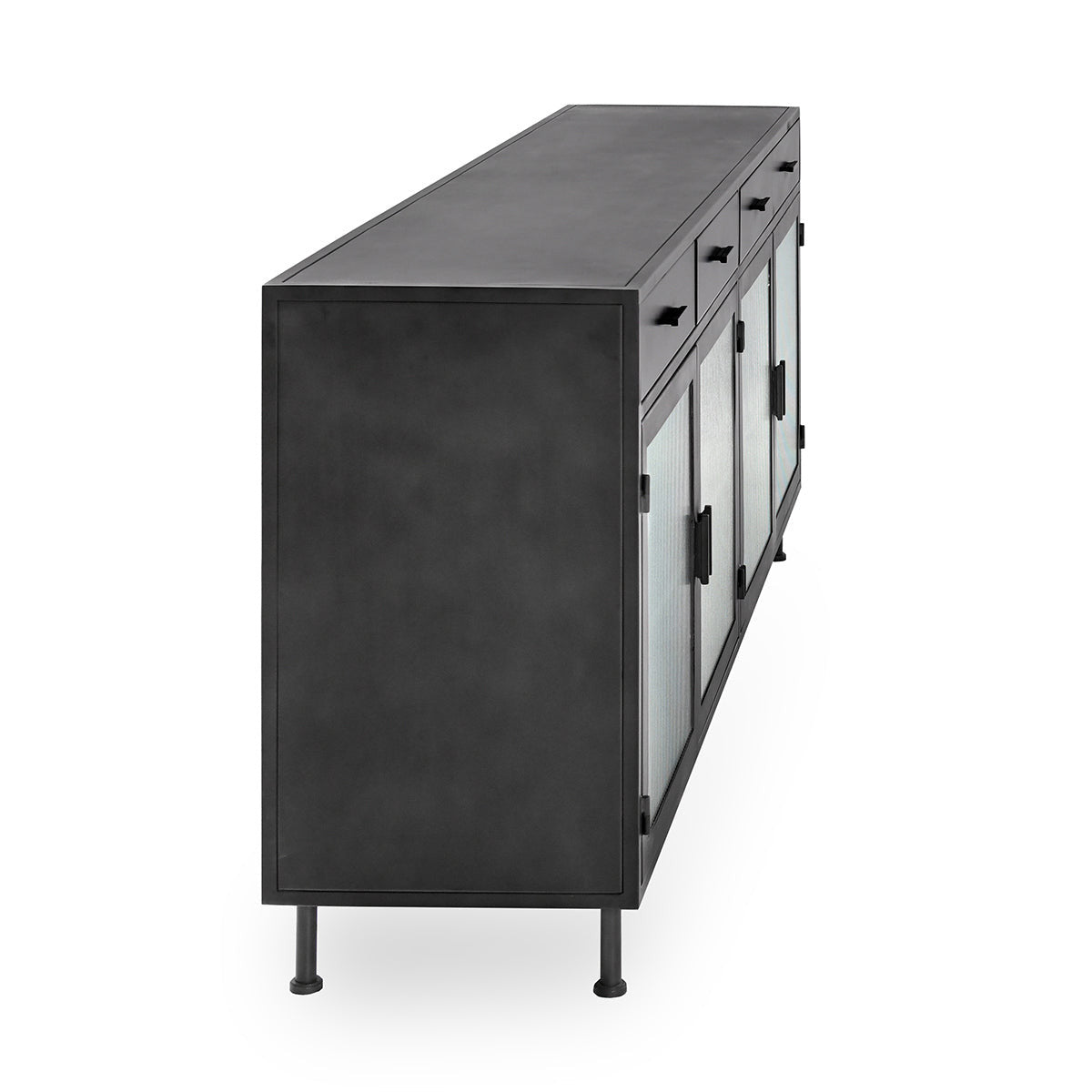 Nore Metal/Glass 4Dwr 4Dr Cabinet