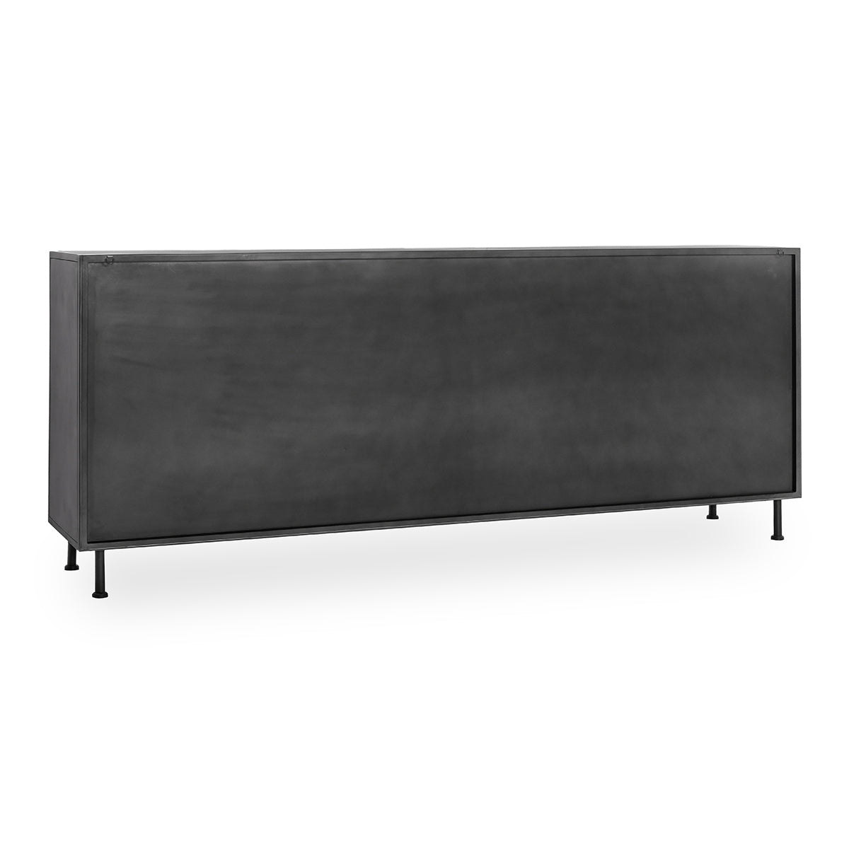 Nore 4 Drawer 4 Door Cabinet - Black