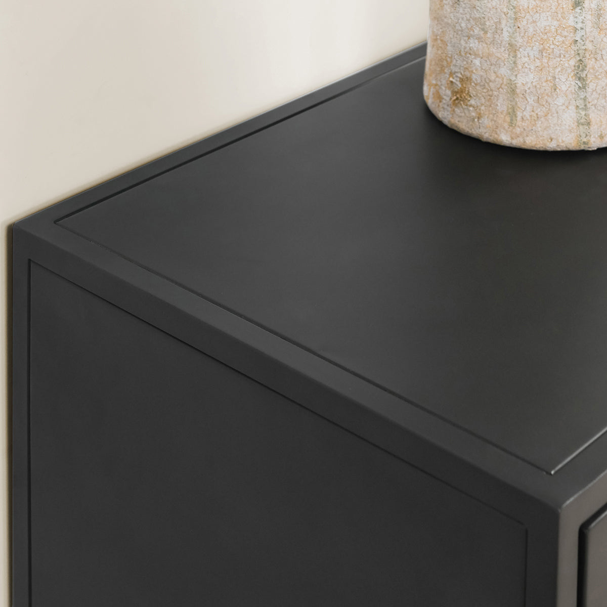 Nore Metal/Glass 4Dwr 4Dr Cabinet